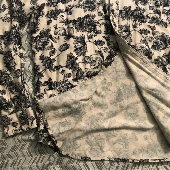 Obey Floral Wallpaper Flannel Button Down Shirt - Picture 6 of 9